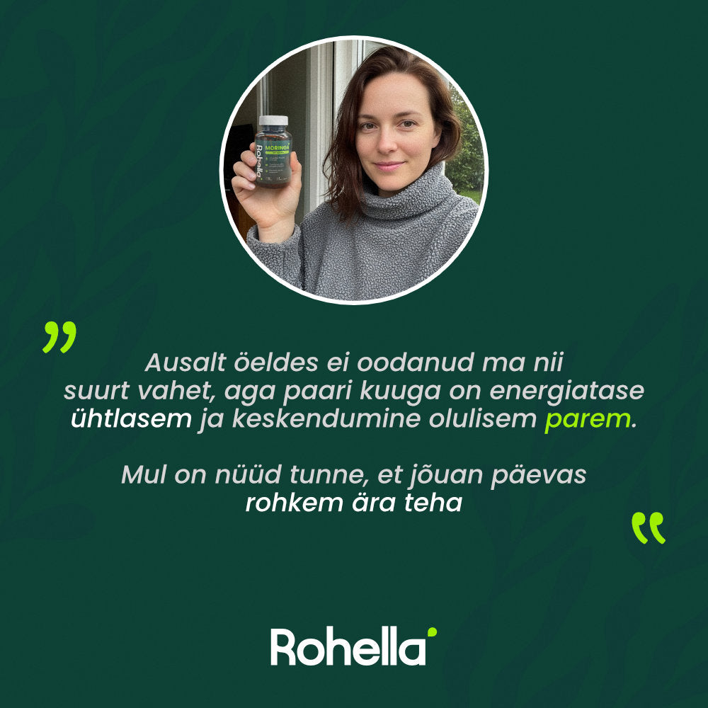Rohella Moringa – 100% looduslik toidulisand