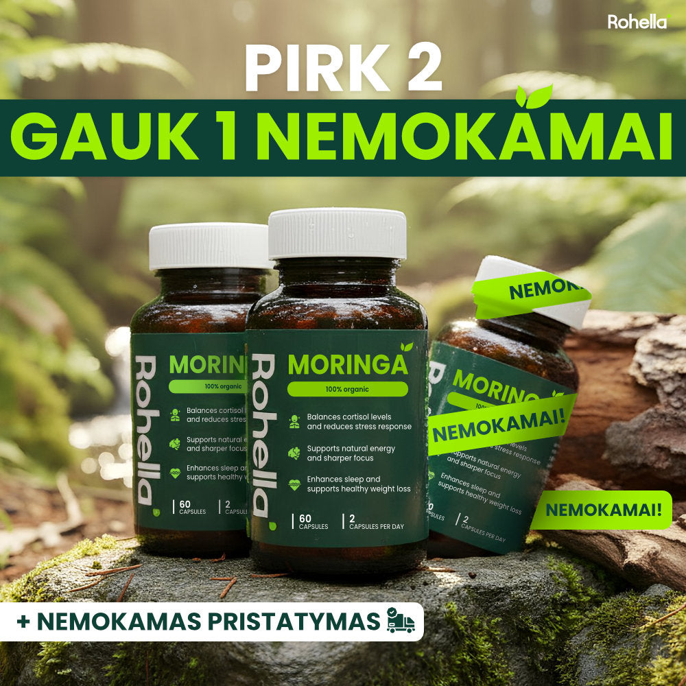 Rohella Moringa - 100% natūralus maisto papildas