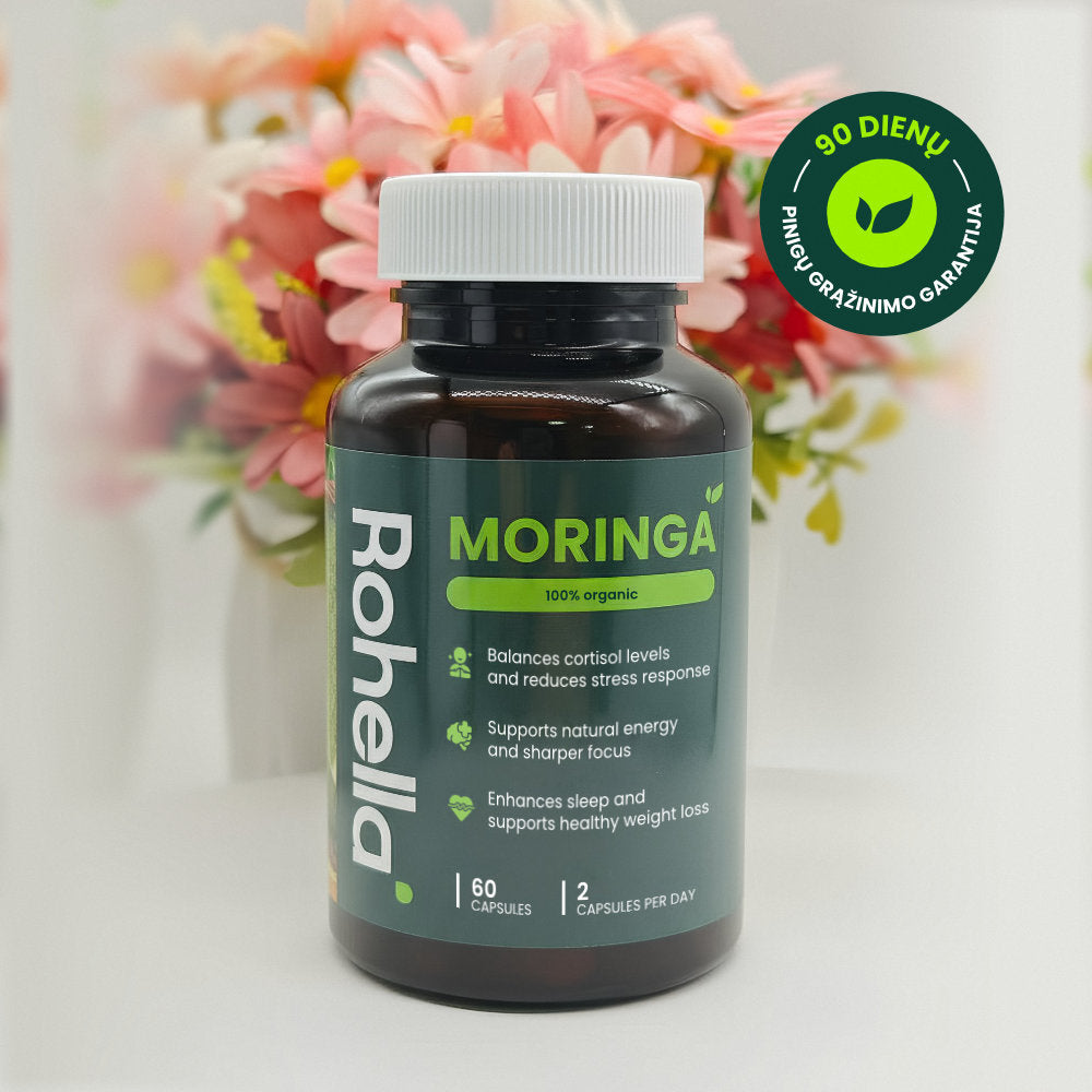 Rohella Moringa - 100% natūralus maisto papildas